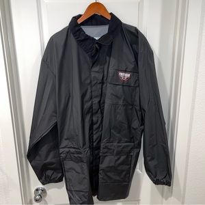 FirstGear moto 3M scotchlite size XL Rain Coat Jacket Synchro Rear View Clear